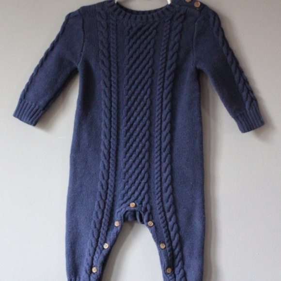 Gap Kids Cable Knit One Piece Onzie - Picture 1 of 6